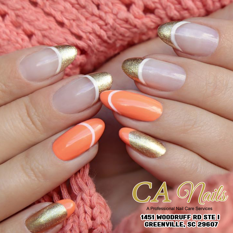CA Nails nail work in Greenville, South Carolina
